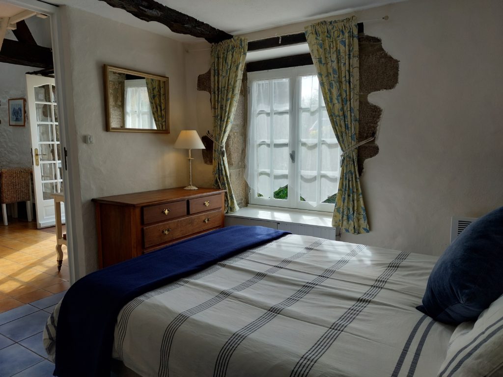 Double bedroom at the Old Bakery gite